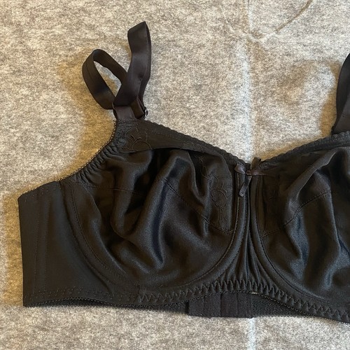 Bali BH 36C Comfort U Flower Bali Schwarz Midnight Bügel 0180 NEU Vintage - Bild 4 von 14