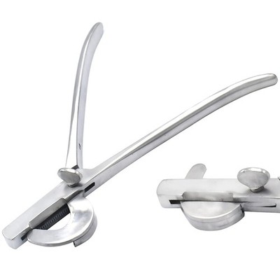 9'' White Emasculator Double Crushed Stainless Steel Castration Livestock Vete...