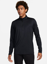 Nike Golf Victory Men's Dri-FIT 1/2 Zip Top Style FD5837 010 Black New w/ Tags