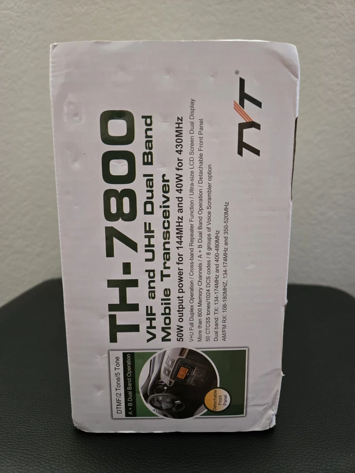 RADIO MÓVIL TYT TH-7800 DOBLE BANDA UHF/VHF 35/50W REPETIDOR BANDA CRUZADA 134-174MHZ Foto 2 de 4