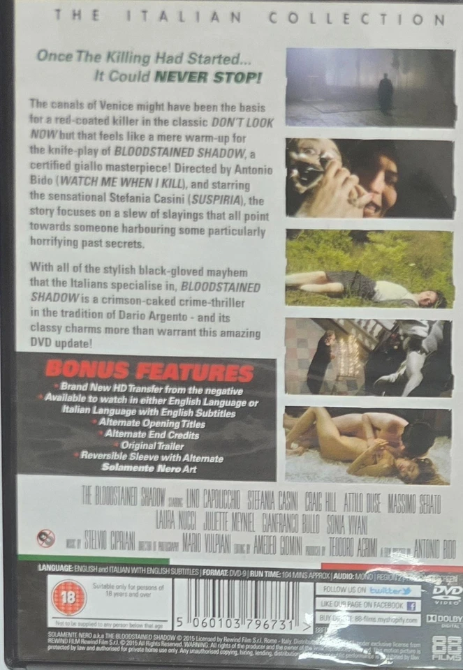 The Bloodstained Shadow - DVD - 88 Films - Image 2 of 2