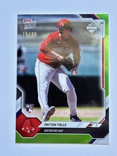 2026 Topps Now - Payton Tolle Road To Opening Day RC Green #/99