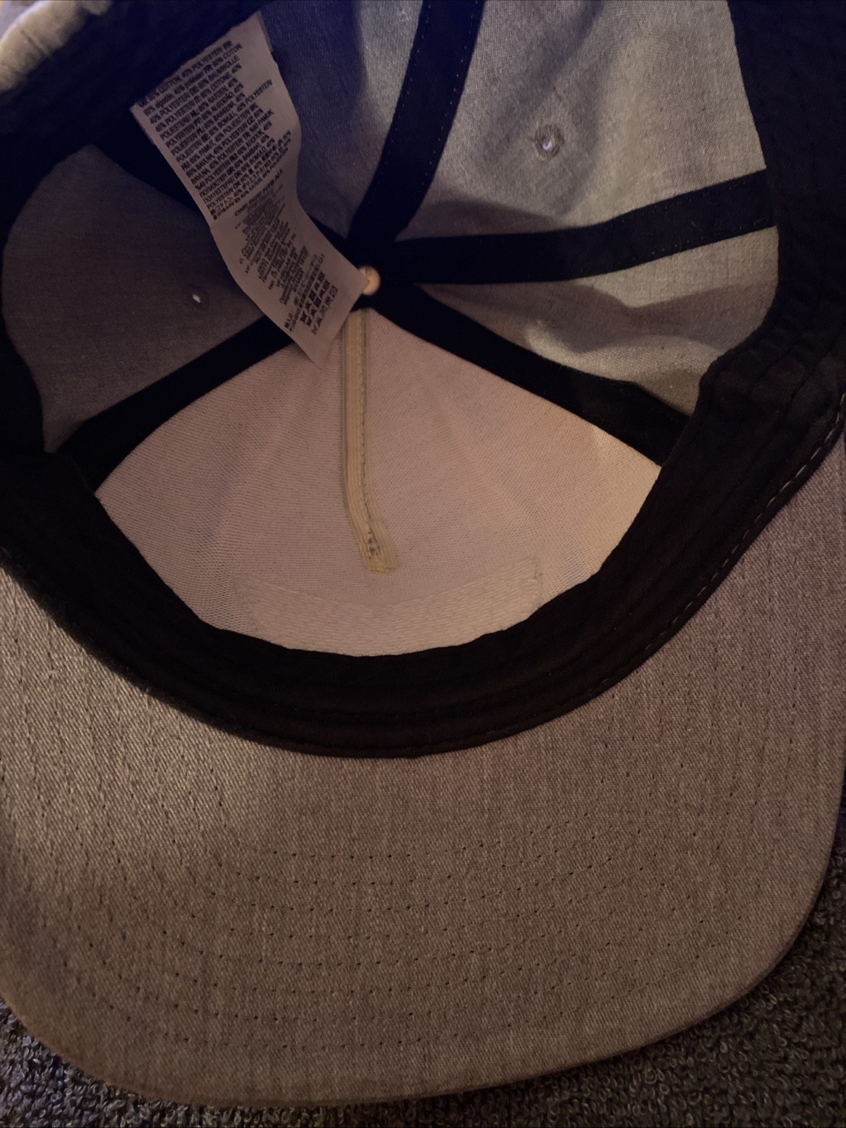 Vans Logo Full Patch Hat Gray SnapBack Flat Brim … - image 5