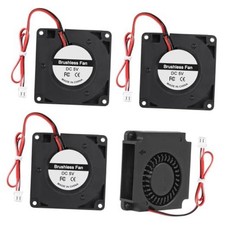 4pcs 40mm Blower Fan Ender 3 Fan Upgrade 5 Volt Fans Blower 4010 Dual Ball 5V