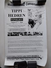 TIPPI HEDREN SIGNED POSTER (Alfred Hitchcock interest) 