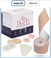 HavenPeak Boob Tape And Nipple Cover Set Comfortable Sweat Proof Adhesive