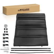 Black Soft Tonneau Cover for Toyota Tacoma 2016-23 5ft Truck Bed Roll Up