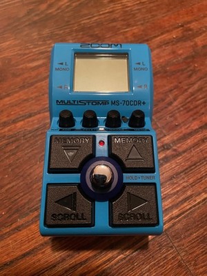 Zoom MS-70CDR+ MultiStomp Guitar Effects Chorus, Delay, Reverb Pedal