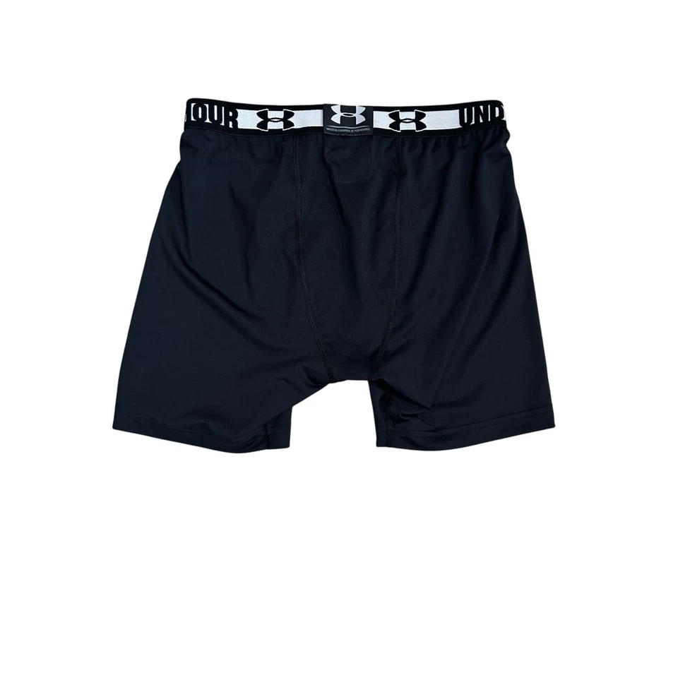 Under Armour Men's Black Compression HeatGear  Shorts Size XL, new with tags - Image 2 of 3