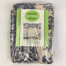 Waverly Home Classics Buckingham Blue Toile NIP 80" Valance