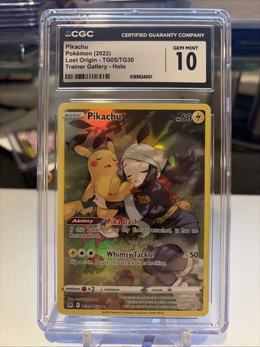 Pikachu graded CGC 10 for sale on eBay