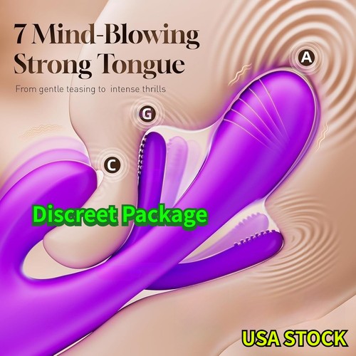3in1-Massager-Flapping-Mapping-Rechargeable-Handheld Massager-Vibrator-for-Women - Picture 11 of 18