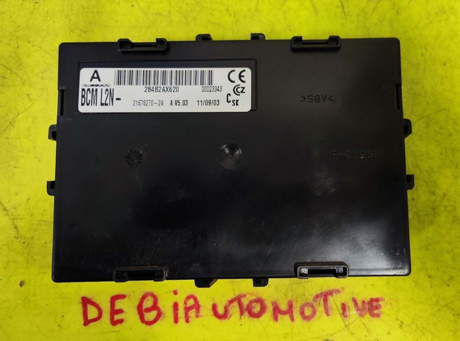Body computer Nissan Micra 284B2AX620 BCM L2N A V5.03