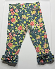 Matilda Jane Size 12-18M Green Floral Ruffle ...