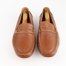 Sandrino Limon Brown Leather Loafers by Sandro Moscoloni Sz 8 Sandro Moscoloni Brown Leather Upper Casual Shoes for Men  main image 3
