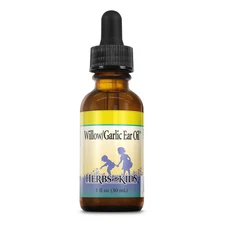 White Willow and Garlic Ear Oil - Topical Herbal Blend - Support for Ear Pain -