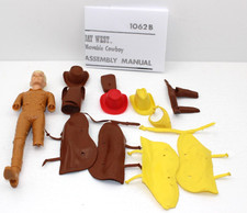 Marx Johnny West Jay West in Played Condition w/ a few Accessories 148 Parts