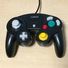 CIPON WIRED CONTROLLER for Nintendo Gamecube (GC) and Wii - Black  - TESTED