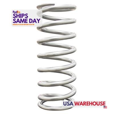 QA1 10HT350, One Silver Steel C/O Spring - 2.5In Id X 10In Silver Performance Pa - Foto 1 di 9