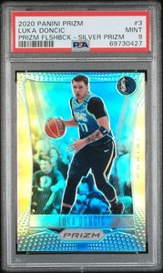 2020 Prizm LUKA DONCIC Prizm Flashback Silver #3 PSA 9 (427)