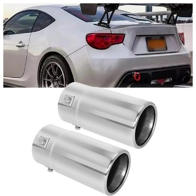 2xExhaust Tip Rear Tail Throat Muffler Stainless Steel For Mitsubishi Eclipse US