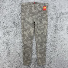 Spanx Jean-ish Ankle Leggings Women s XL NWT Stone Wash Camo Pull On Stretch