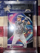 Gavin Sheets 2022 Topps Cosmic Chrome #177 Black Nucleus Refractor  RC 2/10