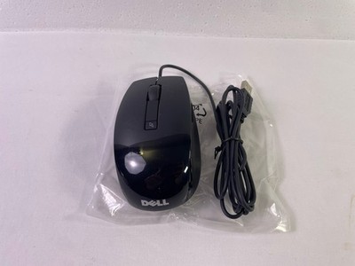 Dell J660D Wired USB Laser Mouse Black Scroll Wheel 3 Buttons