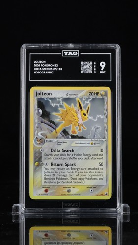 Jolteon δ graded TAG 9 for sale on eBay
