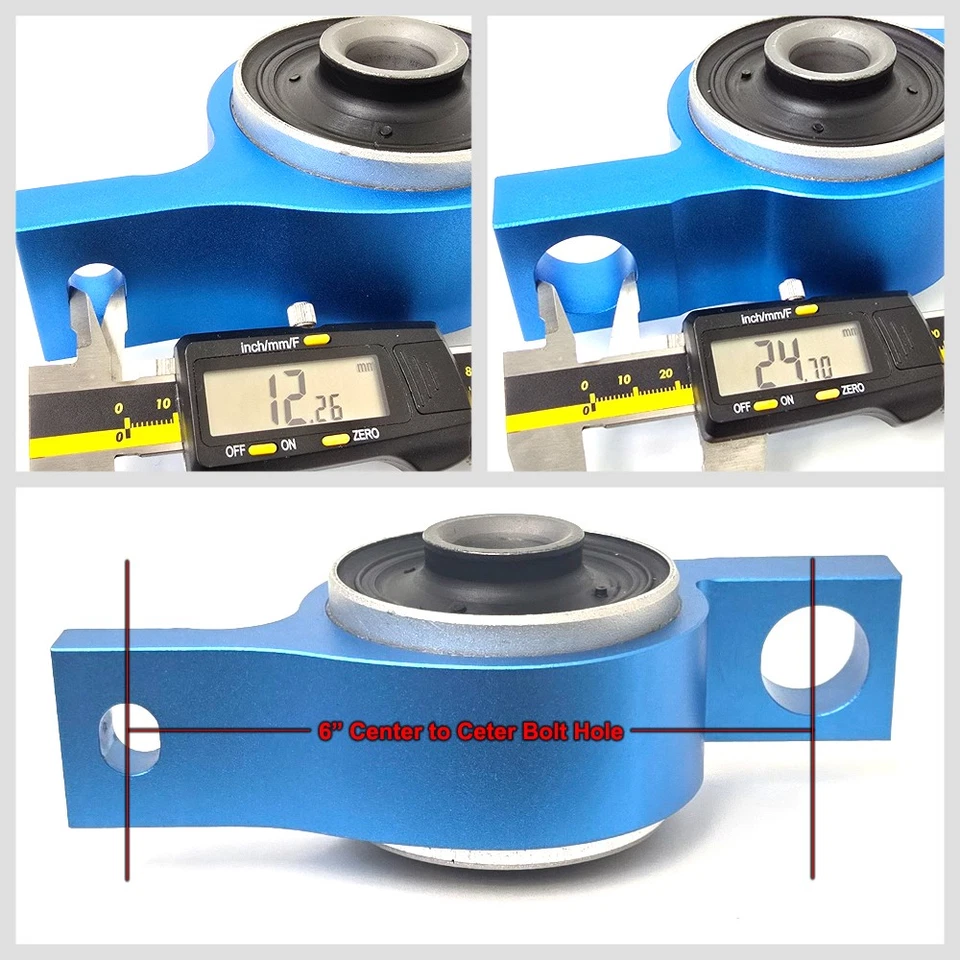 Buje de brazo de control Megan 2 piezas (delantero inferior "trasero") para 06+ Lexus serie GS/IS/RC Foto 3 de 4