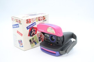 Polaroid Spice Cam 600 Series Instant Film Camera Working w/ Original Box