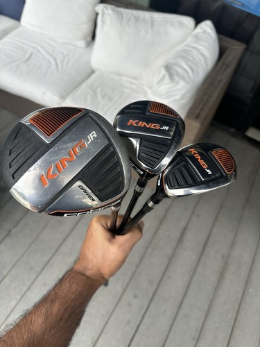 Cobra King Junior JR Golf Set 7 Club Driver 3W Hybrid 7-9-SW Putter Stand Bag RH - Picture 4 of 7