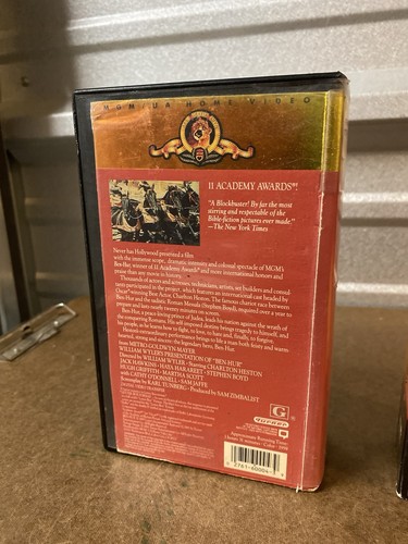 Ben-Hur & Lawrence of Arabia VHS Lot - Picture 7 of 24
