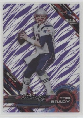 2015 High Tek Pattern 1 Grass/Waves Purple Rainbow Diffractor Tom Brady #1 18ms