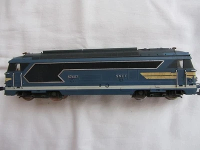 Lot n°9 : locomotive diesel BB 67407 JOUEF en bon état fonctionne - Photo 1/3