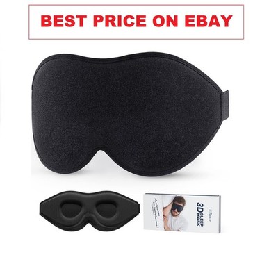 BEST PRICE ON EBAY LitBear 3D Sleep Mask Contoured Eye Socket New USA Stock Gift