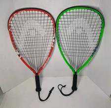  2 Head Metallix Racquetball Racquets MX Fire  MX Hurricane Matching Set of Two