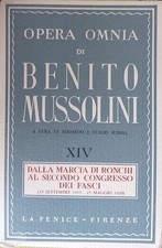 Opera Omnia di Benito Mussolini, vol. III