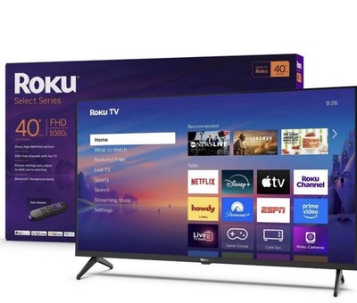 Roku 40'' Select Series 1080p Full HD Smart Roku TV with Roku TV Remote