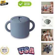 Silicone Snack Cup  Spill Proof Food Container for Toddler and Baby Tradewinds