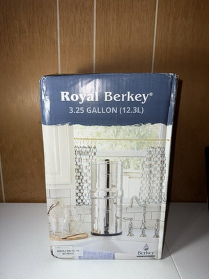 #ad Royal Berkey Gravity Fed Stainless Steel Water Filter System 3.25 Gal READ $180.00