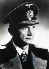 NAVAL COMMANDER Karl Dönitz WORLD WAR II autograph, signed vintage photo