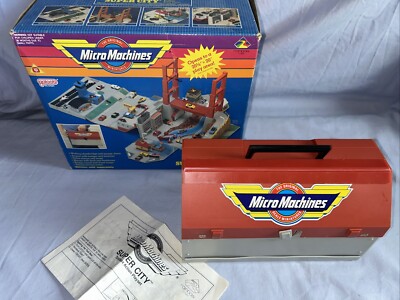 Micro Machines, Galoob, Super City Playset, 1989, 99% Complete, Boxed #18 
