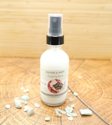 Prosperity Intention Crystal Perfume Spray | Ritual Spray | With Aventurine - Picture 3 of 3