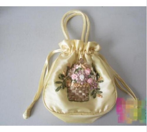 Mode schöne chinesische handgefertigte Stickerei Seidentasche Armband Damen S# - Bild 8 von 30
