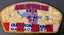 Old Colony Council "Gold Popcorn Unit"   ... 2014 (SA-77)