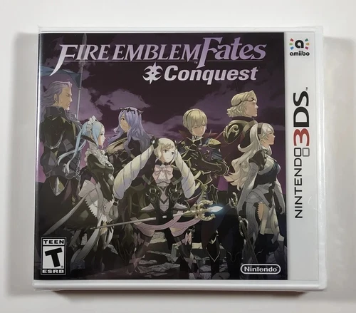 Fire Emblem Fates: Conquest (Nintendo 3DS, 2016) Brand New, ships boxed