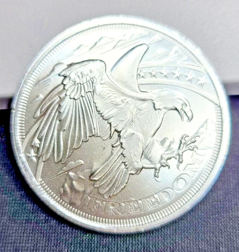 1oz Silver Freedom Round Eagle SD Bullion