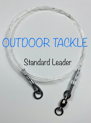 Tuna Leader - 5Ft. Abrasion Resistant Quick Change Saltwater Jig Leader