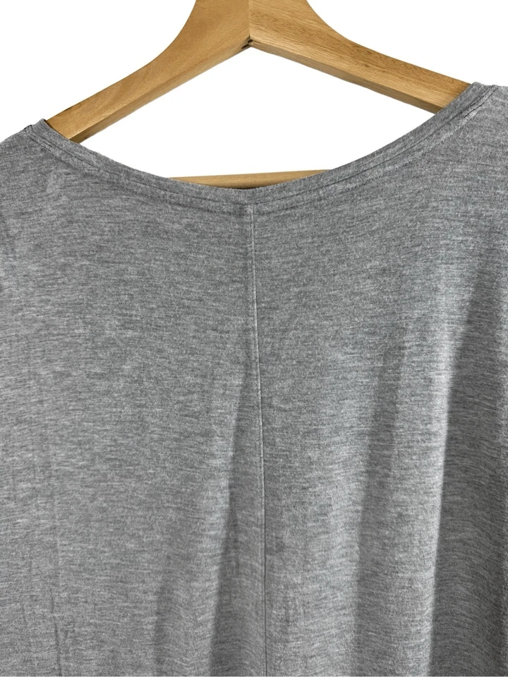 Alfani Black Gray Colorblock Contrast Panel Sleepshirt Size XL Short Sleeve - Image 4 of 4